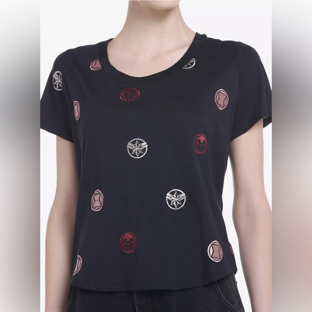 Marvel Avengers Icons Scoop Neck T-Shirt